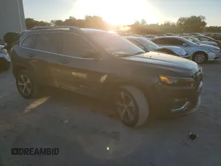 2019 Jeep Cherokee Limited z VIN 1C4PJLDB5KD444186, wystawiony jako Copart lot #81402233 z przebiegiem 39 451 mil mil oraz Szkoda całkowita • Salvage title. Historia ofert i sprzedaży dostępna na DreamBid. Obrazek 4.