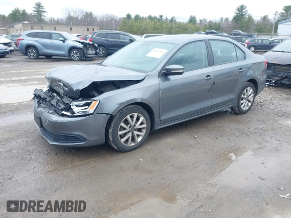 2011 Volkswagen Jetta SE with VIN 3VWDZ7AJ5BM377346, listed as a IAAI auction lot 41967856 with 139,475 mi miles and . Bid and sale history available at DreamBid. Image 2.