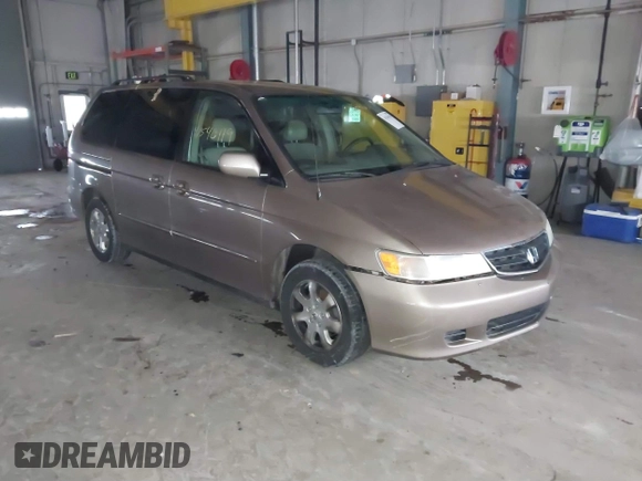 2003 Honda Odyssey EX-L with VIN 5FNRL18923B117592, listed as a IAAI auction lot 41546119 with 212,755 mi miles and . Bid and sale history available at DreamBid. Image 1.