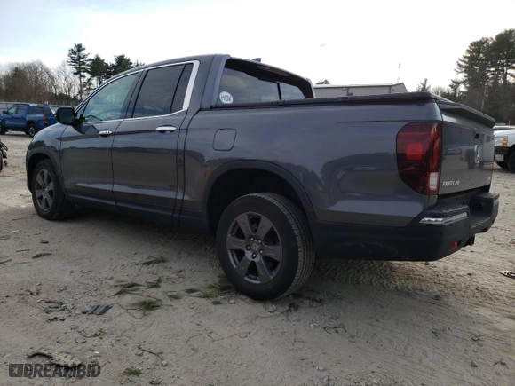 2020 Honda Ridgeline RTL-E with VIN 5FPYK3F72LB003269, listed as a Copart auction lot 49004155 with 34,793 mi miles and Salvage Title. Bid and sale history available at carsss.com. Image 2.
