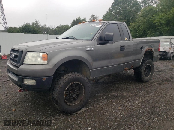 2004 Ford F-150 XL with VIN 1FTRF14W04NA37813, listed as a Copart auction lot 67119574 with Not Provided miles and Salvage Title. Bid and sale history available at DreamBid. Image 1.
