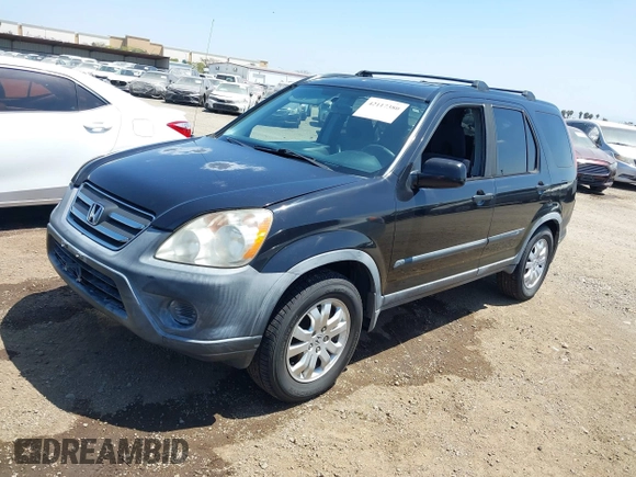 2005 Honda CR-V EX with VIN JHLRD78875C053656, listed as a IAAI auction lot 42117380 with 183,252 mi miles. Bid and sale history available at carsss.com. Image 2.