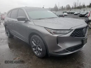 2023 Acura MDX w/A-Spec Package with VIN 5J8YE1H02PL026981, listed as a Copart auction lot 43169925 with 21,058 mi miles and Salvage Title. Bid and sale history available at carsss.com. Image 4.