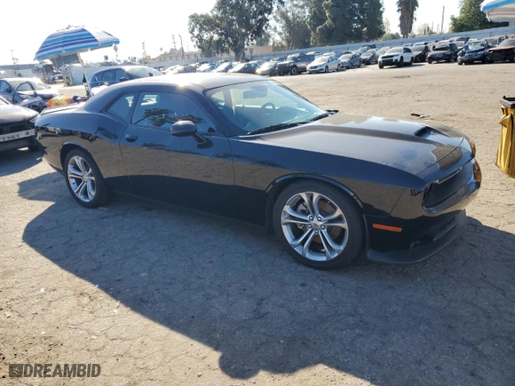 2022 Dodge Challenger GT with VIN 2C3CDZJG2NH206753, listed as a Copart auction lot 46288565 with 5,663 mi miles and Salvage Title. Bid and sale history available at carsss.com. Image 4.