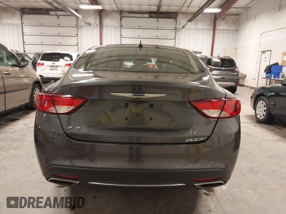 2015 Chrysler 200 C with VIN 1C3CCCEG5FN540181, listed as a IAAI auction lot 41864651 with 165,012 mi miles. Bid and sale history available at carsss.com. Image 16.