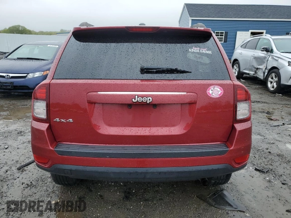 2016 Jeep Compass Sport with VIN 1C4NJDBB5GD779567, listed as a Copart auction lot 55808655 with Not provided miles and Salvage title. Bid and sale history available at DreamBid. Image 6.