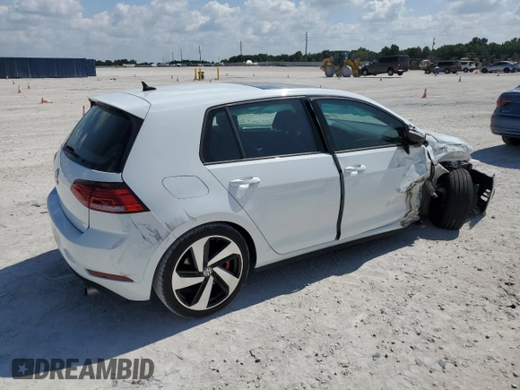 2019 Volkswagen Golf GTI S with VIN 3VW6T7AU9KM031398, listed as a Copart auction lot 56535364 with 21,740 mi miles. Bid and sale history available at carsss.com. Image 3.