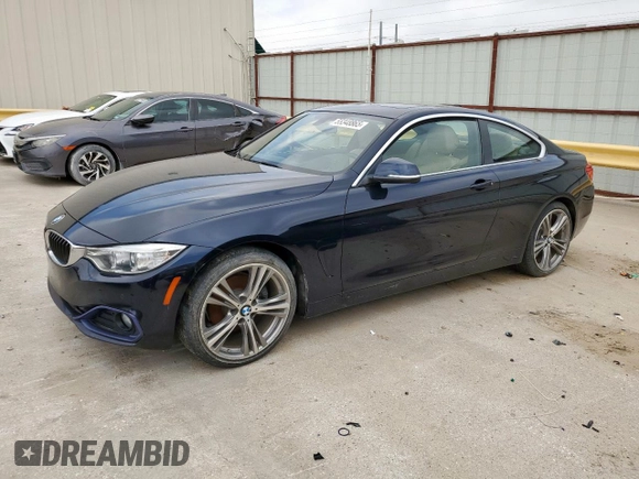 2017 BMW 4 Series 430i with VIN WBA4R7C52HK895575, listed as a Copart auction lot 55348865 with 57,288 mi miles and Clean Title. Bid and sale history available at DreamBid. Image 1.