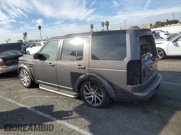 2016 Land Rover LR4 HSE with VIN SALAG2V63GA824189, listed as a Copart auction lot 43758795 with Not provided miles and Salvage title. Bid and sale history available at DreamBid. Image 2.