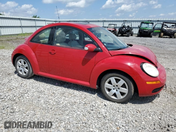 2007 Volkswagen Beetle with VIN 3VWRW31C87M507118, listed as a Copart auction lot 56929865 with 130,196 mi miles and Salvage title. Bid and sale history available at DreamBid. Image 4.