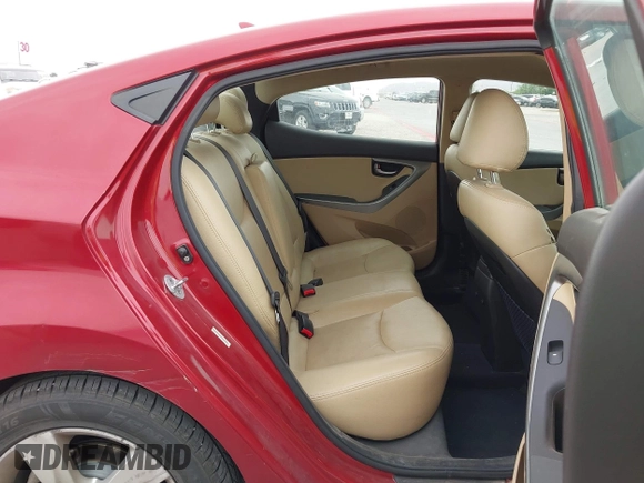 2012 Hyundai Elantra Limited with VIN KMHDH4AE4CU299884, listed as a IAAI auction lot 42032017 with 148,216 mi miles. Bid and sale history available at carsss.com. Image 8.