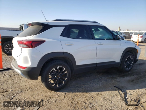 2022 Chevrolet TrailBlazer LT with VIN KL79MPSL4NB075238, listed as a Copart auction lot 69966772 with 4,877 mi miles. Bid and sale history available at carsss.com. Image 3.