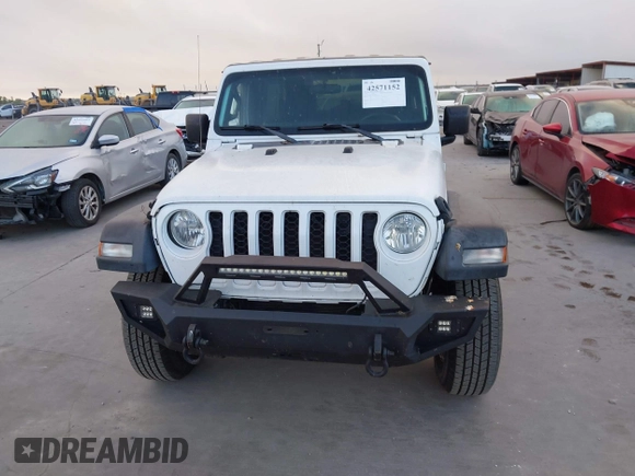 2019 Jeep Wrangler Unlimited Sport S with VIN 1C4HJXDG2KW500662, listed as a IAAI auction lot 42571152 with 45,067 mi miles and . Bid and sale history available at DreamBid. Image 12.
