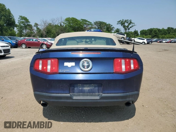 2011 Ford Mustang V6 with VIN 1ZVBP8EM4B5108994, listed as a Copart auction lot 59923745 with 187,390 mi miles and Salvage title. Bid and sale history available at DreamBid. Image 6.