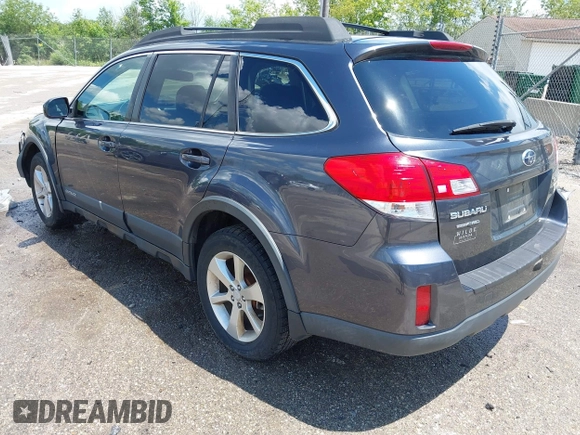 2013 Subaru Outback Premium with VIN 4S4BRCGCXD3302945, listed as a IAAI auction lot 42615095 with 137,113 mi miles and . Bid and sale history available at DreamBid. Image 3.
