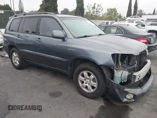 2003 Toyota Highlander z VIN JTEGF21AX30104432, wystawiony jako IAAI lot #42178667 z przebiegiem 142 299 mil mil oraz . Historia ofert i sprzedaży dostępna na DreamBid. Obrazek 1.