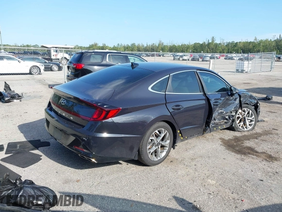 2023 Hyundai Sonata SEL z VIN KMHL64JA0PA289889, wystawiony jako IAAI lot #41931833 z przebiegiem 24 070 mil mil oraz . Historia ofert i sprzedaży dostępna na DreamBid. Obrazek 4.