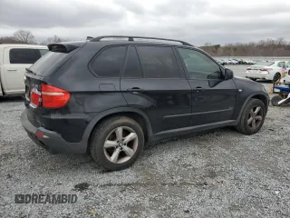 2007 BMW X5 3.0si with VIN 4USFE43547LY77328, listed as a Copart auction lot 44208155 with 107,481 mi miles and Salvage Title. Bid and sale history available at carsss.com. Image 3.