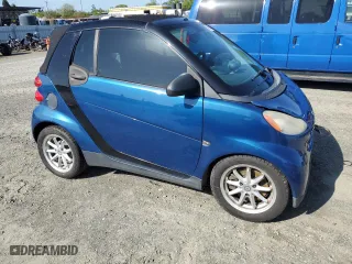 2008 Smart fortwo Passion with VIN WMEEK31X38K103444, listed as a Copart auction lot 51854725 with 93,377 mi miles and Salvage Title. Bid and sale history available at carsss.com. Image 4.
