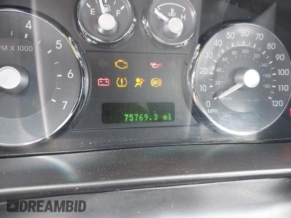 2009 Mercury Milan Premier with VIN 3MEHM08199R606915, listed as a IAAI auction lot 42193807 with 75,769 mi miles and . Bid and sale history available at DreamBid. Image 7.