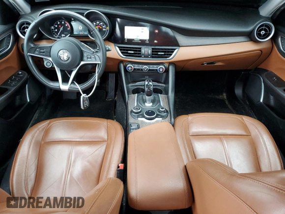 2018 Alfa Romeo Giulia Ti Sport with VIN ZARFAECN2J7577431, listed as a Copart auction lot 72540954 with 157,078 mi miles and Salvage Title. Bid and sale history available at carsss.com. Image 8.