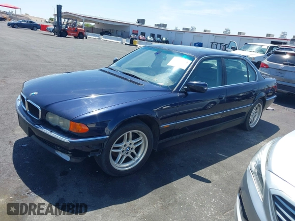 2000 BMW 7 Series 740iL with VIN WBAGH8347YDP07506, listed as a IAAI auction lot 42478767 with Not provided miles and . Bid and sale history available at DreamBid. Image 2.