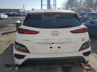 2023 Hyundai Kona N Line with VIN KM8K3CA33PU982969, listed as a Copart auction lot 41630935 with 0 mi miles and Salvage Title. Bid and sale history available at carsss.com. Image 6.