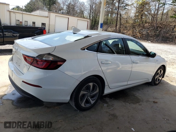 2019 Honda Insight LX with VIN 19XZE4F12KE006778, listed as a Copart auction lot 50945275 with 44,769 mi miles and Salvage Title. Bid and sale history available at carsss.com. Image 3.