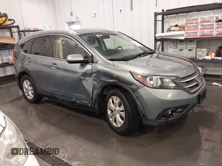 2012 Honda CR-V EX-L with VIN JHLRM4H75CC014793, listed as a IAAI auction lot 42575591 with 91,002 mi miles and . Bid and sale history available at DreamBid. Image 1.