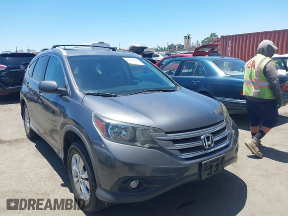 2013 Honda CR-V EX-L with VIN 2HKRM4H76DH646060, listed as a IAAI auction lot 42624207 with 208,519 mi miles and . Bid and sale history available at DreamBid. Image 1.