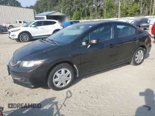 2013 Honda Civic LX with VIN 19XFB2F50DE201977, listed as a Copart auction lot 55669995 with 289,650 mi miles and Clean Title. Bid and sale history available at DreamBid. Image 1.