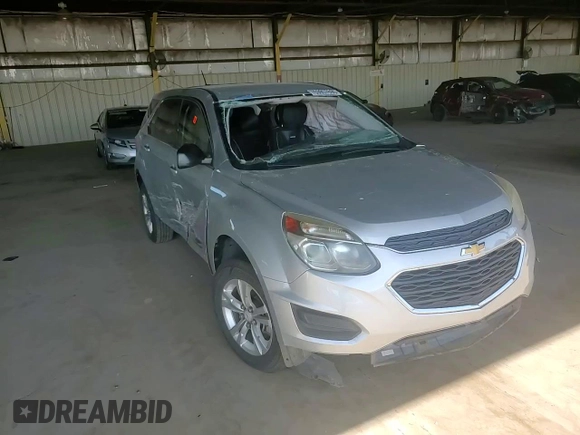 2017 Chevrolet Equinox LS with VIN 2GNALBEK5H1571511, listed as a Copart auction lot 53957895 with Not Provided miles and Salvage Title. Bid and sale history available at carsss.com. Image 14.