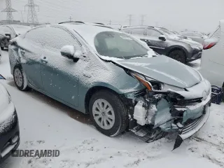 2022 Toyota Prius L Eco with VIN JTDKAMFU6N3187693, listed as a Copart auction lot 44617075 with 26,821 mi miles and Salvage Title. Bid and sale history available at DreamBid. Image 4.