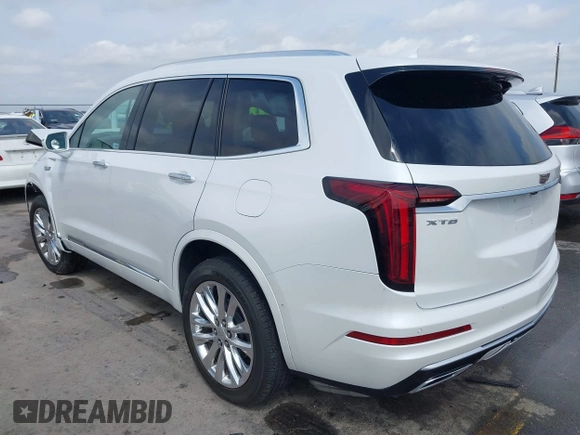 2020 Cadillac XT6 FWD Premium Luxury with VIN 1GYKPCRS9LZ115507, listed as a IAAI auction lot 42063929 with 40,256 mi miles and . Bid and sale history available at DreamBid. Image 3.