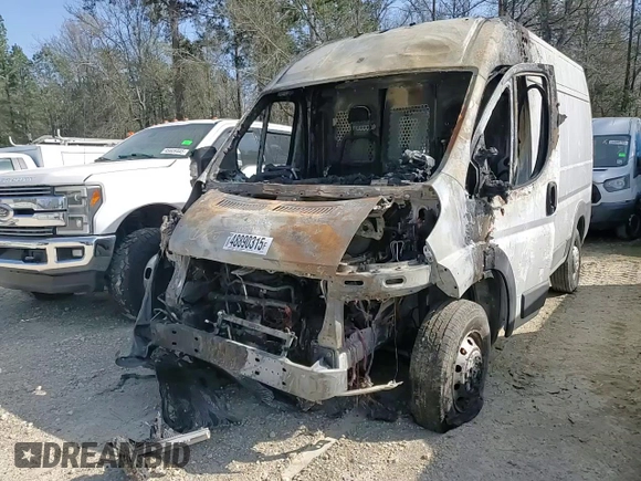 2014 Ram ProMaster Cargo with VIN 3C6TRVCG2EE103192, listed as a Copart auction lot 48890315 with Not Provided miles and Salvage Title. Bid and sale history available at carsss.com. Image 11.