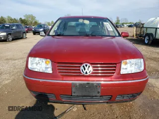2004 Volkswagen Jetta GL with VIN 3VWRK69M34M076208, listed as a Copart auction lot 55482885 with 50,752 mi miles and Salvage title. Bid and sale history available at DreamBid. Image 5.