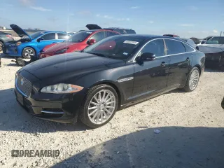 2012 Jaguar XJ Supercharged with VIN SAJWA2GE2CMV26665, listed as a Copart auction lot 46937045 with 92,176 mi miles and Salvage title. Bid and sale history available at DreamBid. Image 1.