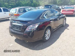 2013 Nissan Maxima S with VIN 1N4AA5AP7DC837414, listed as a IAAI auction lot 42140089 with 123,328 mi miles and . Bid and sale history available at DreamBid. Image 4.