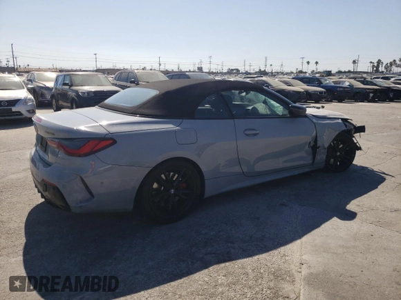 2023 BMW 4 Series M440i with VIN WBA53AT04PCL19583, listed as a Copart auction lot 69123974 with 29,341 mi miles and Salvage Title. Bid and sale history available at DreamBid. Image 3.