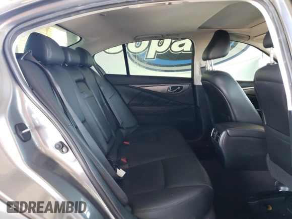 2017 Infiniti Q50 Premium with VIN JN1EV7AP0HM730543, listed as a Copart auction lot 59337725 with 73,230 mi miles and Salvage title. Bid and sale history available at DreamBid. Image 10.