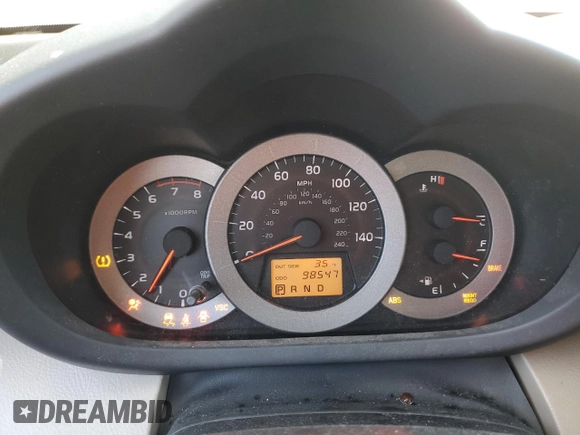 2008 Toyota RAV4 with VIN JTMZK33V286015148, listed as a Copart auction lot 85472344 with 98,547 mi miles and Salvage Title. Bid and sale history available at carsss.com. Image 9.