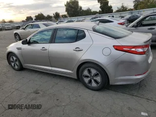 2013 Kia Optima Hybrid LX with VIN KNAGM4AD1D5038791, listed as a Copart auction lot 77612044 with 139,298 mi miles and Clean Title. Bid and sale history available at carsss.com. Image 2.