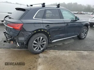 2021 Audi Q5 Premium Plus z VIN WA1BAAFY3M2071111, wystawiony jako Copart lot #53867725 z przebiegiem 43 416 mil mil oraz Szkoda całkowita • Salvage title. Historia ofert i sprzedaży dostępna na DreamBid. Obrazek 3.