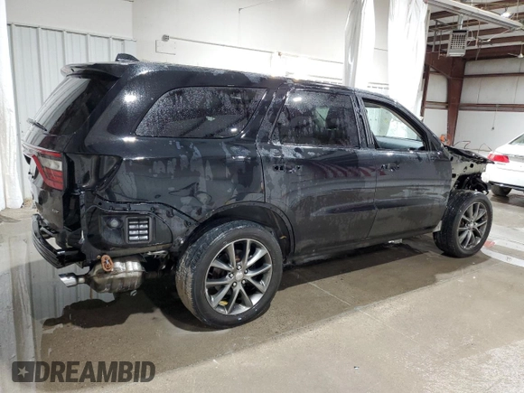 2018 Dodge Durango GT with VIN 1C4RDJDG1JC439538, listed as a Copart auction lot 54911485 with 95,829 mi miles and Salvage Title. Bid and sale history available at DreamBid. Image 3.