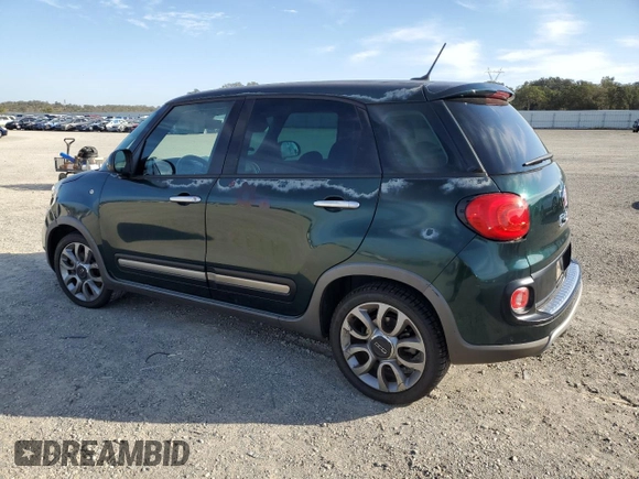 2014 FIAT 500L Trekking with VIN ZFBCFADH7EZ029440, listed as a Copart auction lot 73229504 with 55,402 mi miles and Salvage Title. Bid and sale history available at carsss.com. Image 2.