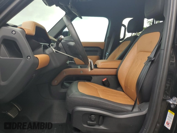 2020 Land Rover Defender X with VIN SALEX7EU4L2034420, listed as a Copart auction lot 59281815 with 41,249 mi miles and Salvage title. Bid and sale history available at DreamBid. Image 7.