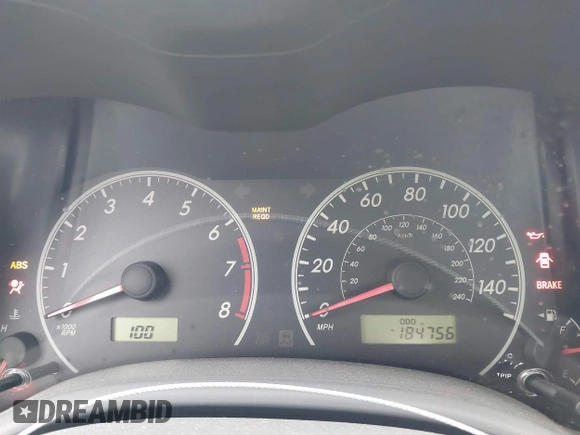2009 Toyota Corolla z VIN JTDBL40E99J047697, wystawiony jako IAAI lot #42274336 z przebiegiem 184 756 mil mil oraz . Historia ofert i sprzedaży dostępna na DreamBid. Obrazek 7.