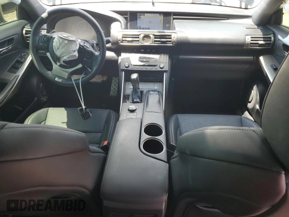 2015 Lexus IS 350 with VIN JTHBE1D25F5016197, listed as a Copart auction lot 55535365 with 56,987 mi miles and Salvage title. Bid and sale history available at DreamBid. Image 8.