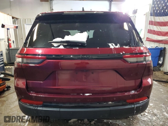 2023 Jeep Grand Cherokee Laredo with VIN 1C4RJGAGXPC647782, listed as a Copart auction lot 45349005 with 36,268 mi miles and Clean title. Bid and sale history available at DreamBid. Image 6.