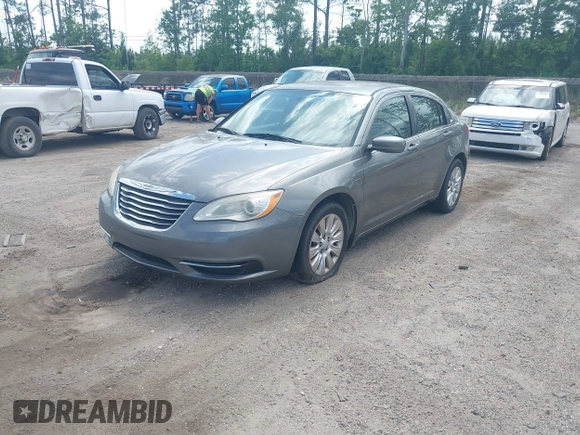 2012 Chrysler 200 LX with VIN 1C3CCBAB7CN305295, listed as a IAAI auction lot 42152143 with 184,352 mi miles. Bid and sale history available at carsss.com. Image 2.